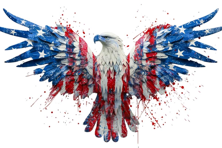 Eagle Clipart 4th of July PNG