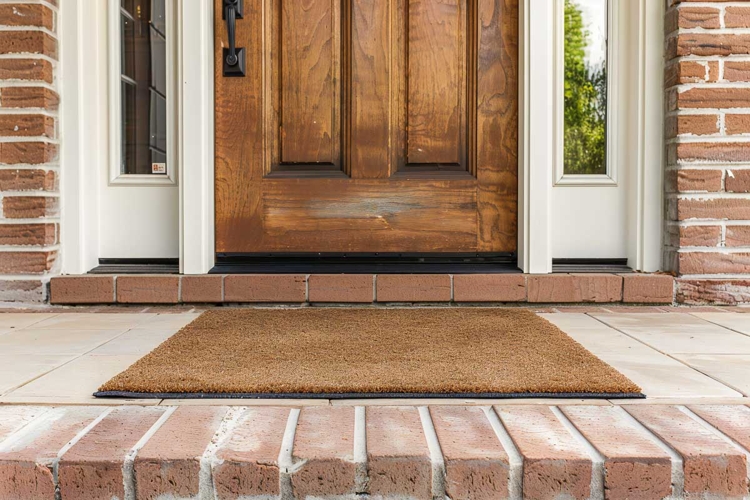 doormat mockup Front door mat