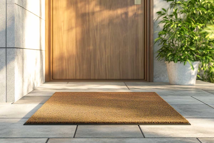 doormat mockup Front door mat