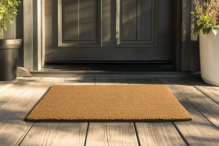 doormat mockup Front door mat