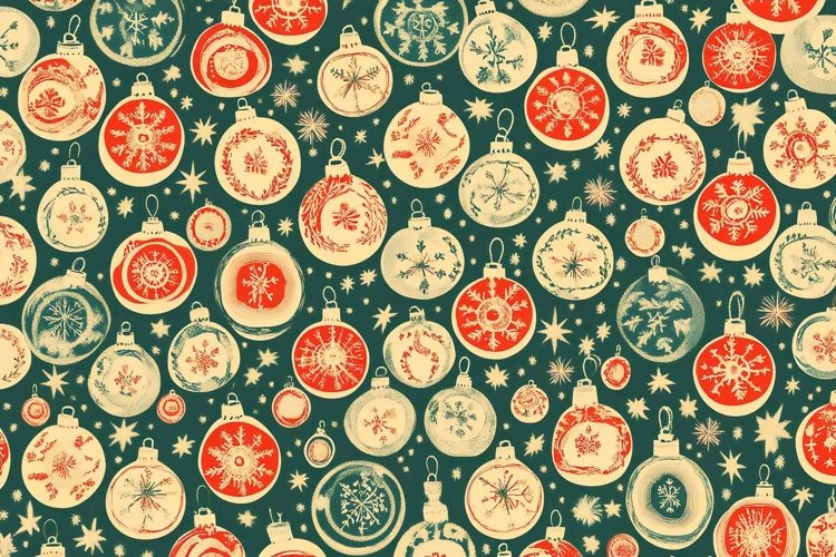 Christmas Ball Ornament Clipart Image 13