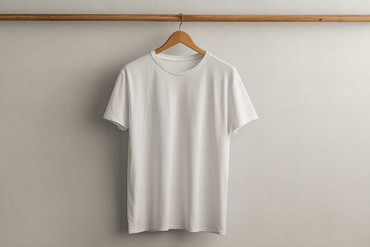 White Tshirt Mockup Image 3