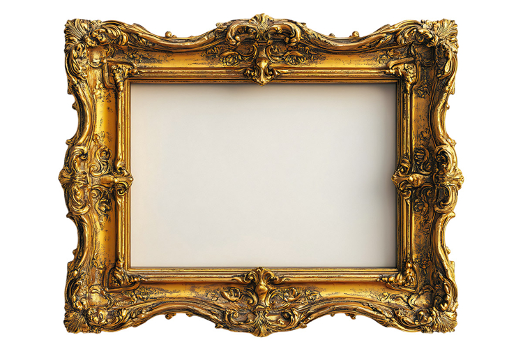 Golden Frame Png Image 3
