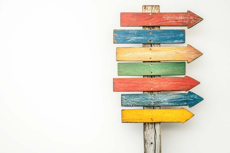 Wooden Signpost Clipart Image 6