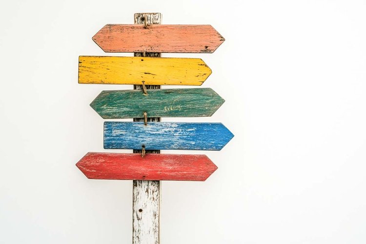 Wooden Signpost Clipart Image 7