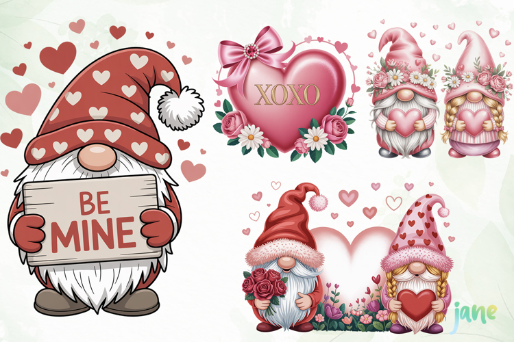 Cute Gnome Clipart Image 4
