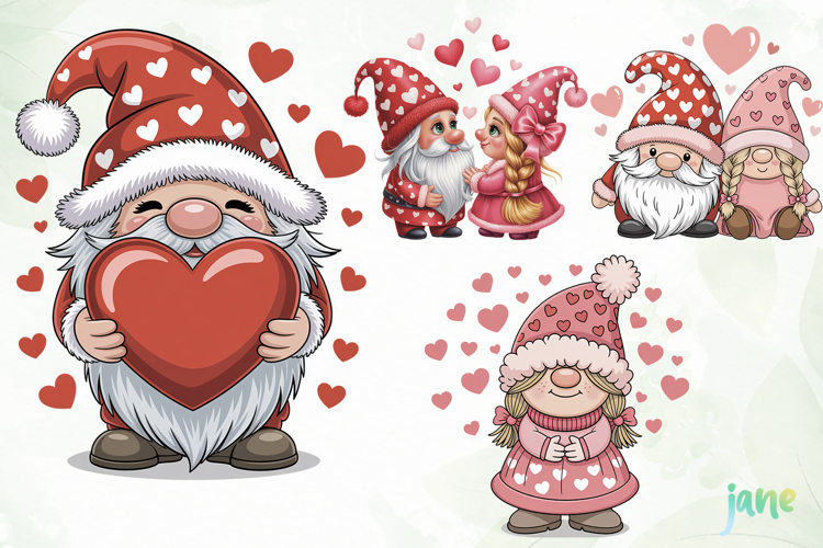 Cute Gnome Clipart Image 7