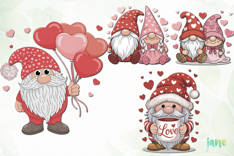 Cute Gnome Clipart Image 5