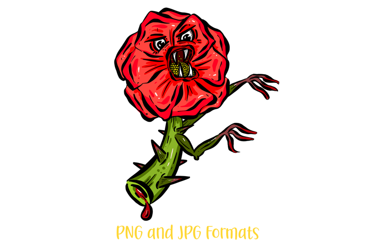 Vicious Rose Anti Valentines Day Cartoon Character PNG