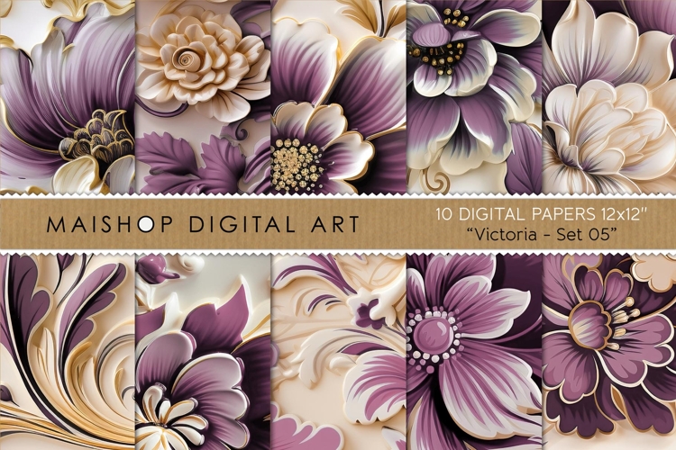 Purple And Gold Background Image 16