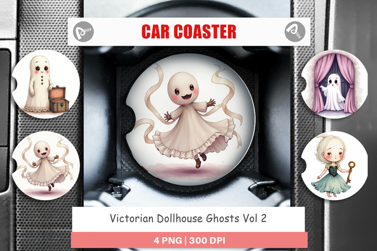 Car Coaster Victorian Dollhouse Ghosts