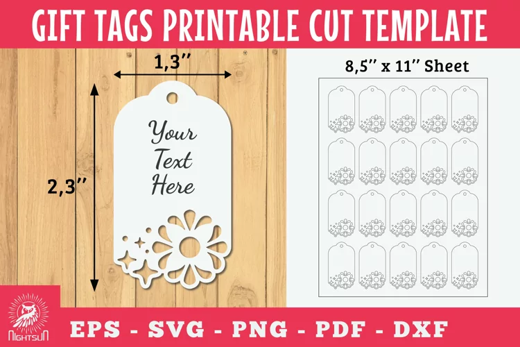 Victorian Gift Tags Printable Cut 1