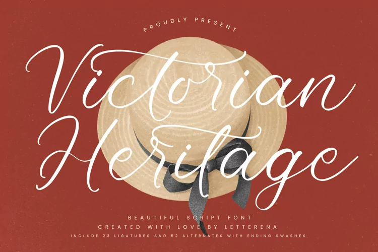 Victorian Heritage Beautiful Script Font
