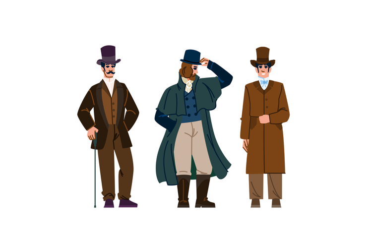 Victorian Vector Image 13