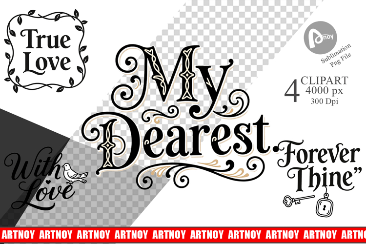 Victorian Romance Valentine Clipart