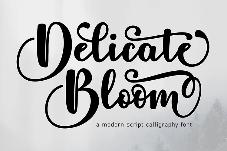 Delicate Bloom Script