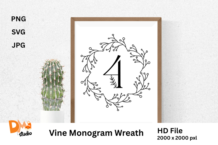 Floral Wreath Clipart Image 20