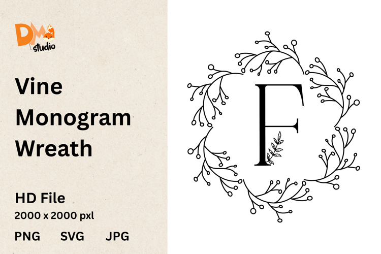 Floral Wreath Clipart Image 9