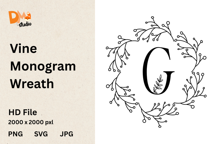 Floral Wreath Clipart Image 8