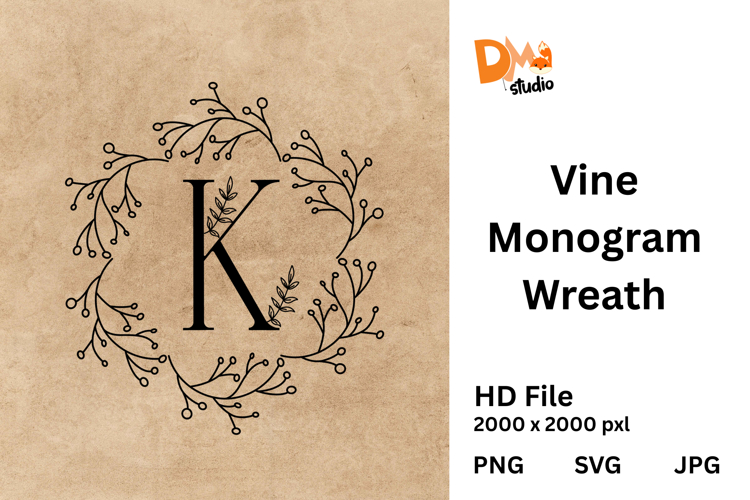 Floral Wreath Clipart Image 4