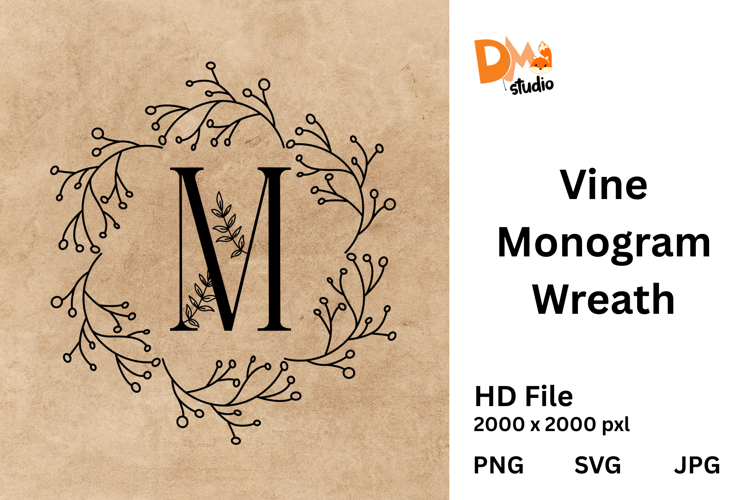 Floral Wreath Clipart Image 2