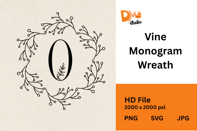 Floral Wreath Clipart Image 24