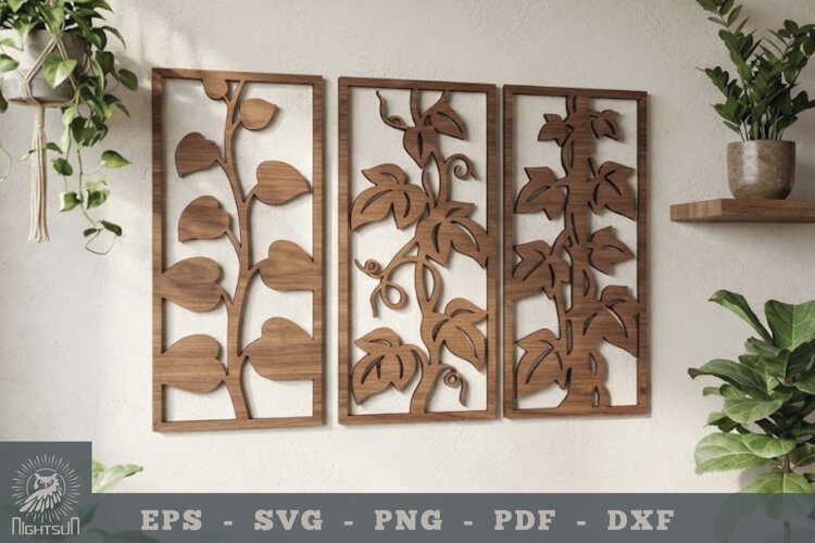 Vines Lasercut Wall Decor example image 1