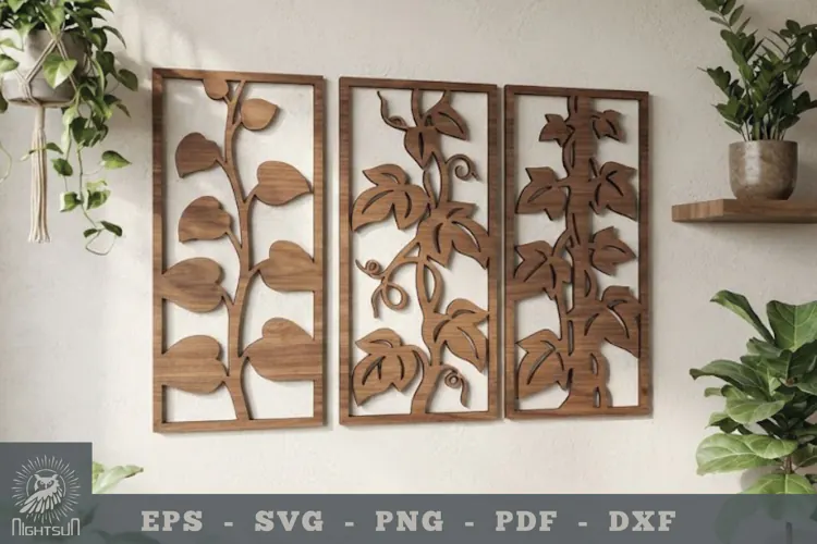Vines Lasercut Wall Decor