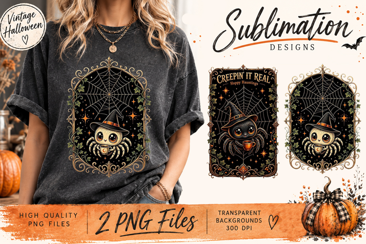 Vintage Halloween Sarcastic Animals PNG | Funny Gothic