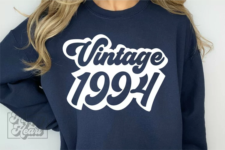 Vintage 1994 Retro SVG - Hello Thirty SVG - 30th Birthday