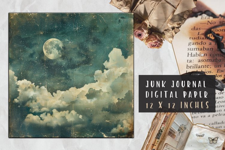 Nature Junk Journal Scrapbook Paper example image 1