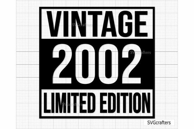 21st birthday svg, 21 and fabulous svg, Vintage 2002 Svg Png