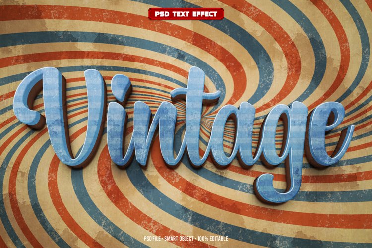 Vintage Text Effect Image 9