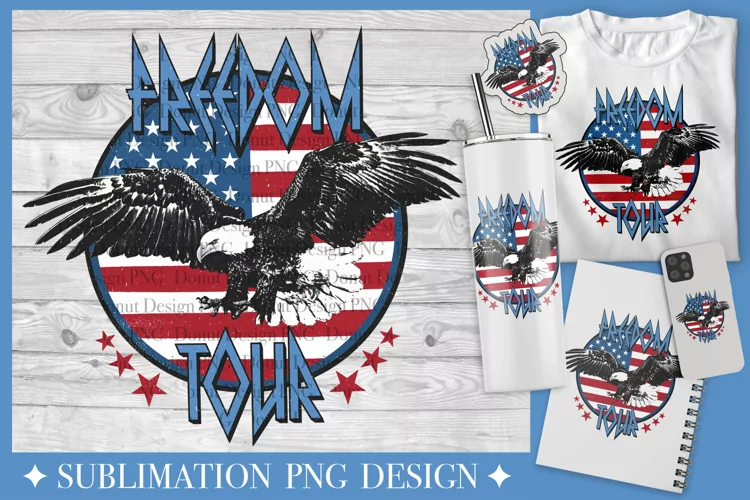 Vintage 4th of july PNG | 4th of july sublimation design