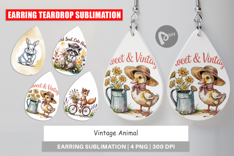Earring Vintage Animal