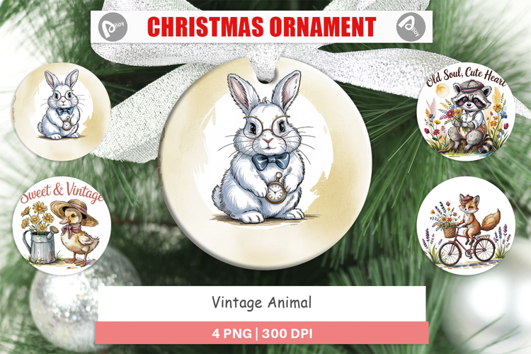 Ornament Vintage Animal