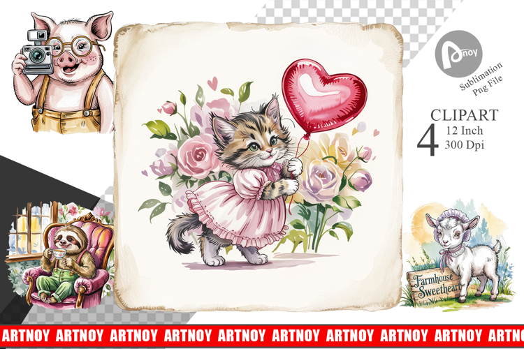 Vintage Animal Clipart