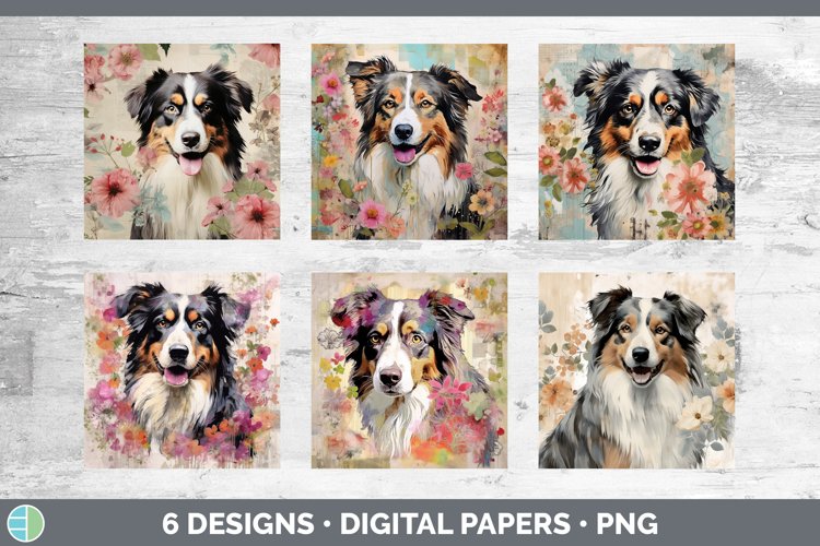 Australian Shepherd Clipart Image 16