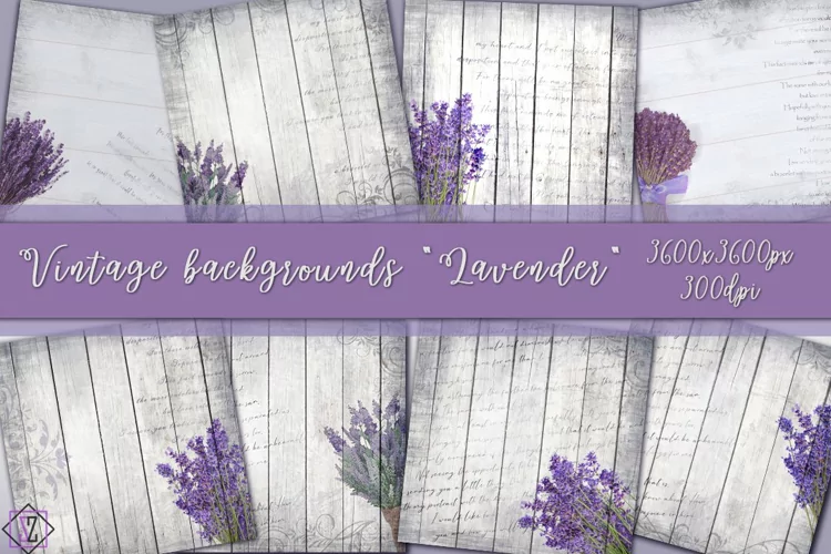 Vintage backgrounds "Lavender"