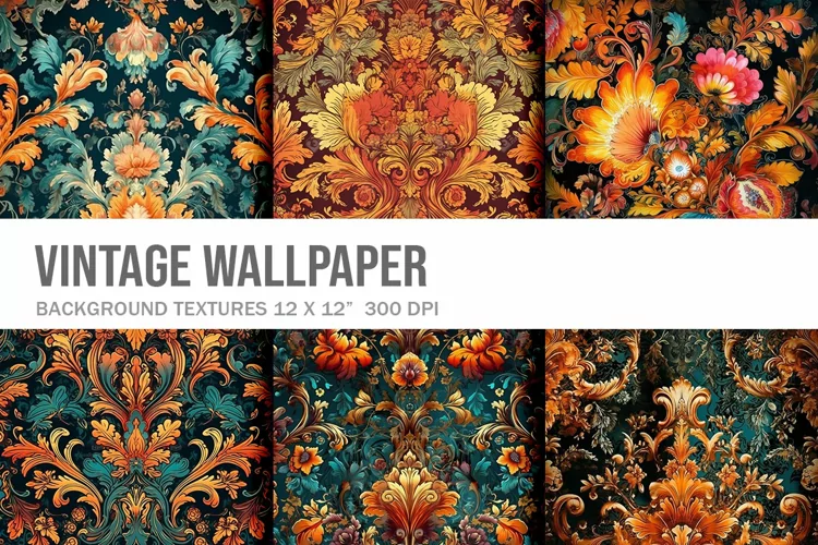 3D Vintage Western Background Wall Art Wallpaper Backdrop