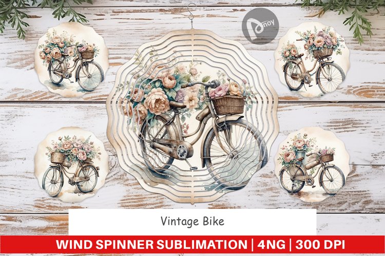 Wind Spinner Vintage Bike