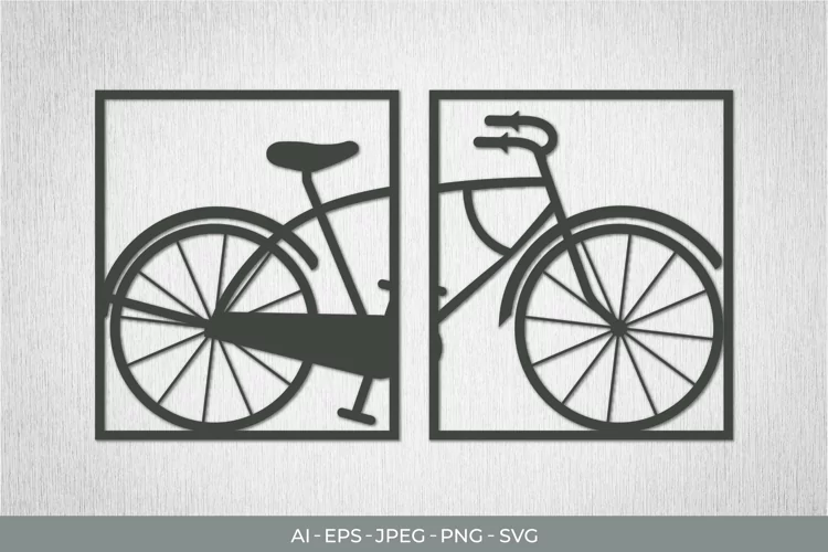 Bicycle Paper Cut | Continuous Papercut