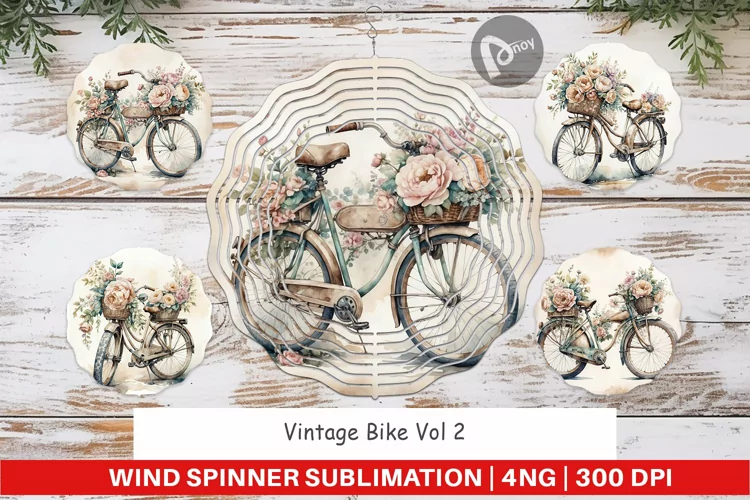 Wind Spinner Vintage Bike