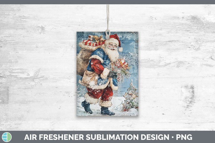 GorgeousVintage Blue Christmas Air Freshener design.