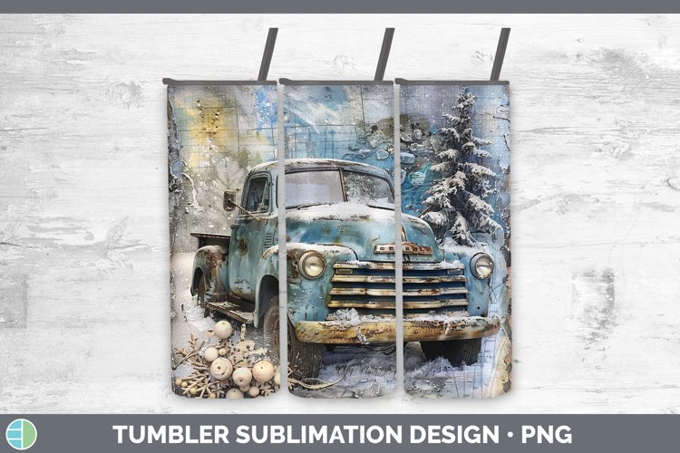 Vintage Truck Clipart Image 13