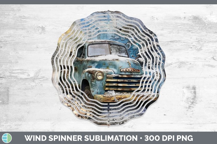 Vintage Truck Clipart Image 12