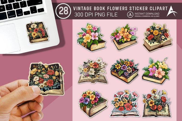Vintage Flower Illustration Image 2