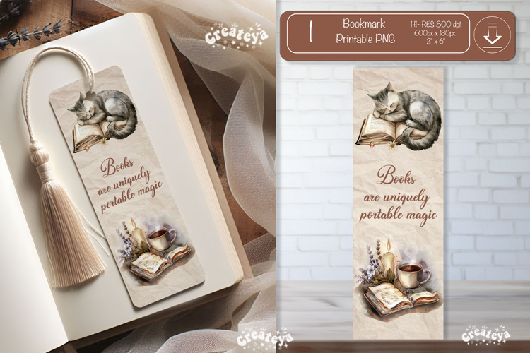 Open Book Vintage Bookmark png Flower Book Lover Quote png