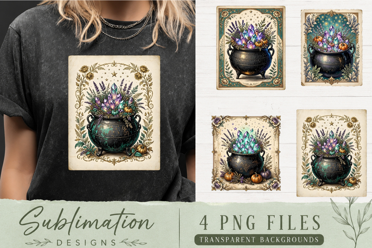 Vintage Botanical Mushroom PNG | Dark Academia Sublimation