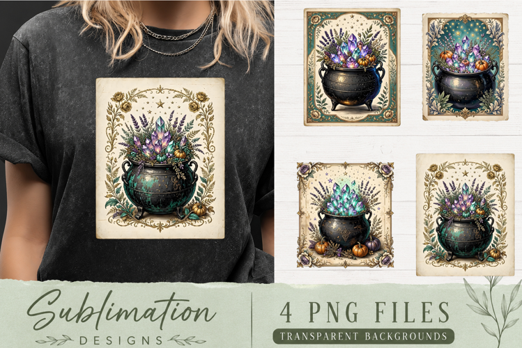 Vintage Botanical Mushroom PNG | Dark Academia Sublimation
